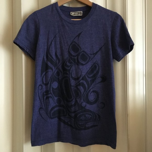 Blue Orca Cotton Blend T-shirt - Picture 4 of 14